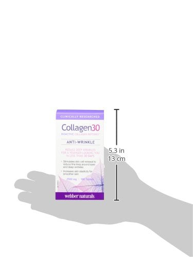 Webber Naturals Collagen30® Bioactive Collagen Peptides 2500 mg 180 Tablets Webber Naturals Au supplements