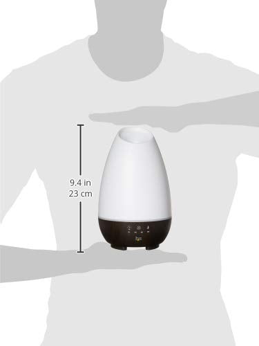 HealthSmart Essential Oil Diffuser, Cool Mist Humidifier and Aromatherapy Diffuser, FSA HSA Eligible with 500ML