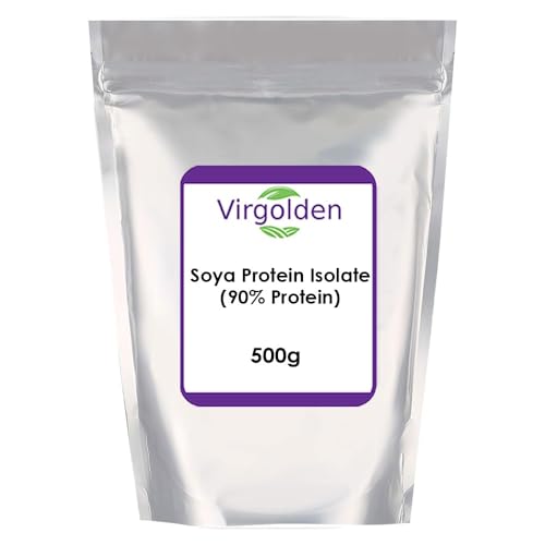 SOYA Protein Isolate 500g (90% Protein) by Virgolden, Unflavoured, Vegan Protein Shake VIRGOLDEN Au supplements