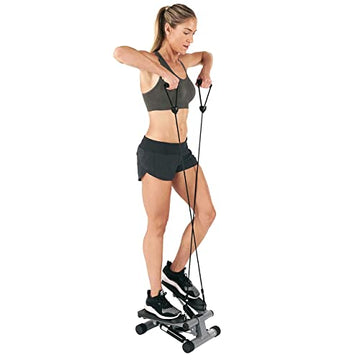 Sunny Health & Fitness Mini Stepper for Exercise Low-Impact Stair Step Cardio Equipment 
