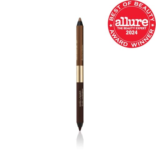 Estée Lauder Smoke and Brighten Long-Lasting Waterproof Kajal Eyeliner Pencil Duo, 0.03 Ounce, Dark Chocoloate/Rich Bronze Estée Lauder Au supplements