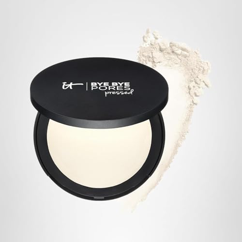 IT Cosmetics Bye Bye Pores Pressed Finishing Powder - Universal Translucent Shade - Contains Anti-Aging Peptides, Hydrolyzed Collagen & Antioxidants - 0.31 oz IT Cosmetics Au supplements