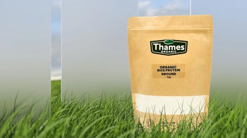 Thames Organic Organic Rice Protein Ground: Premium Plant-Based Protein for Health & Fitness Enthusiasts Thames Organic