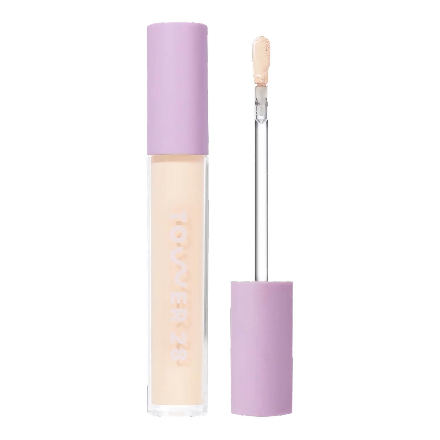 Tower 28 Swipe Serum Concealer - Hydrating Medium-Full Coverage Concealer + Under Eye Brightener - Skin Care Infused Makeup with Hyaluronic Acid + Soothing Centella - 1.0 Fair/Neutral (0.22 oz) Tower 28 Au supplements