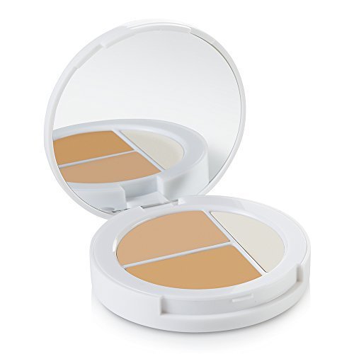 Sheer Cover Studio – Conceal and Brighten Highlight Trio – Two-Toned Concealers – Shimmering Highlighter – Light/Medium Shade – With FREE Concealer Brush – 3 Grams Sheer Cover Au supplements
