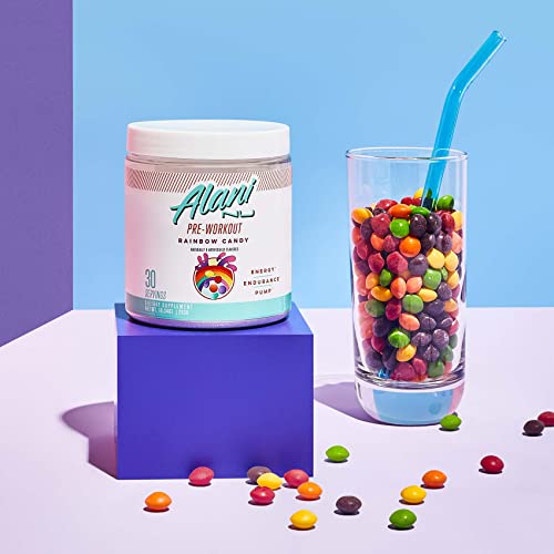 Alani Nu Rainbow Candy Pre Workout and BCAA Sour Gummies Post Workout Powder Alani Nu Au supplements