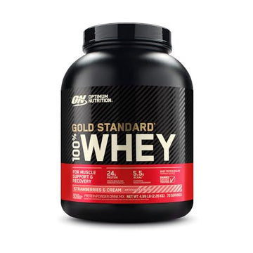 Optimum Nutrition Gold Standard 100% Whey Protein Powder, Strawberries & Cream Optimum Nutrition Au supplements