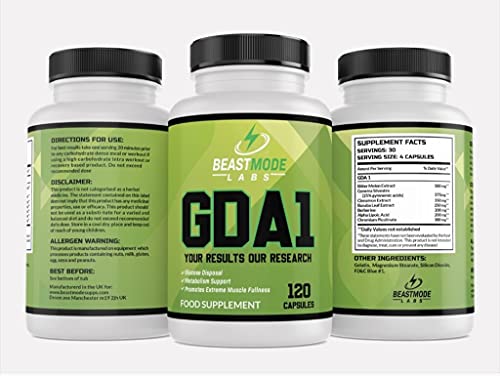 Beastmode Labs GDA1 Glucose Disposal Agent, Contains Berberine BeastMode Au supplements