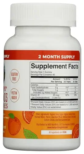 MARYRUTHS Vitamin D3 Orange MARYRUTH'S Au supplements