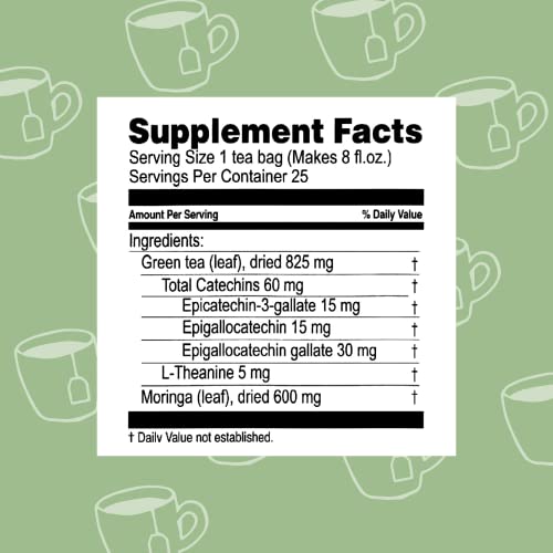 Hyleys Tea Moringa Oleifera with Mango Flavor - 50 Tea Bags (6 Pack - 300 Tea Bags total) (Miracle Tree Tea) HYLEYS Au supplements