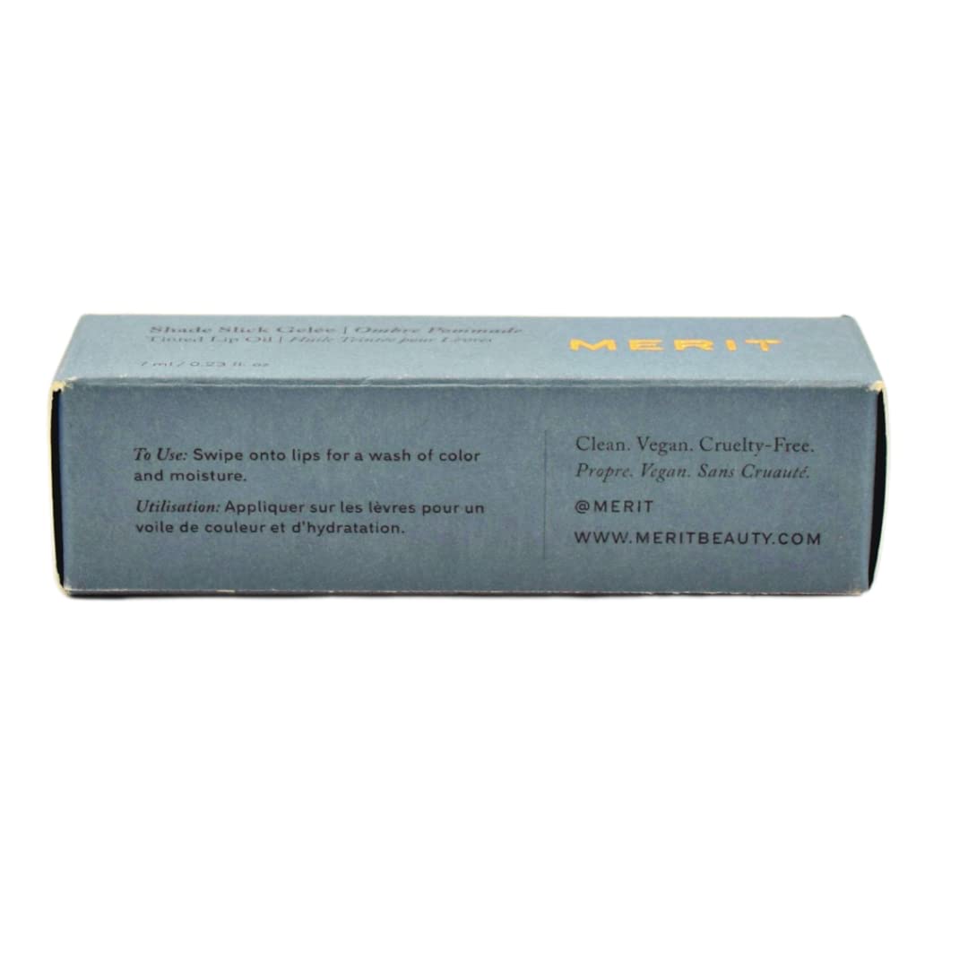 MERIT Shade Slick Gelée Sheer Tinted Lip Oil Les Deux Merit Au supplements