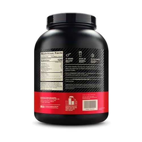 Optimum Nutrition Gold Standard 100% Whey Protein Powder, Strawberries & Cream Optimum Nutrition Au supplements