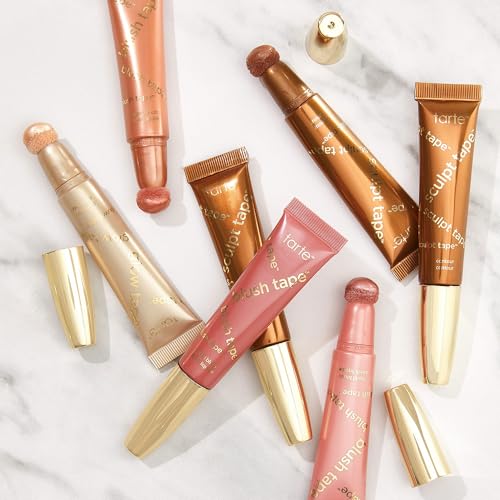 tarte blush tape liquid blush – Buildable Cream Cheek Makeup, Lightweight Formula, Blurs appearance for Radiant Glow, Vegan & Cruelty-Free, full size, rose tarte Au supplements