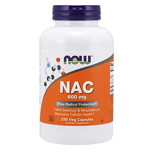 NOW Supplements, NAC (N-Acetyl Cysteine) 600 mg with Selenium & Molybdenum NOW Au supplements