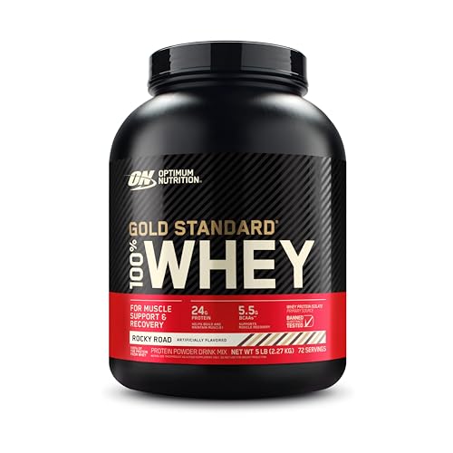 Optimum Nutrition Gold Standard 100% Whey Protein Powder, Rocky Road, 5 Pound Optimum Nutrition Au supplements