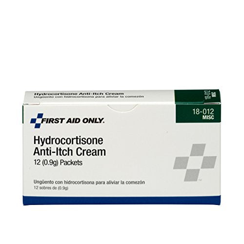 First Aid Only 18-012 Hydrocortisone Cream Packets, 12 Count First Aid Only Au supplements