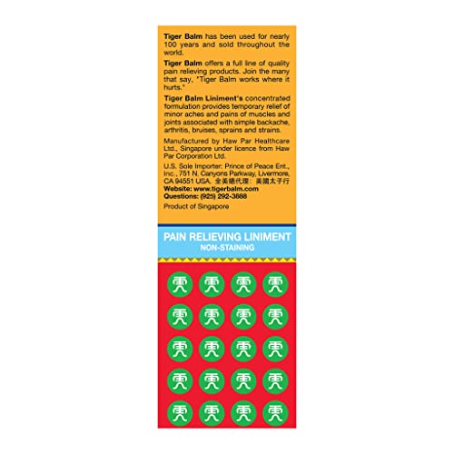 TIGER BALM LINIMENT, 2 Fl Oz (Pack of 2) Tiger Balm Au supplements