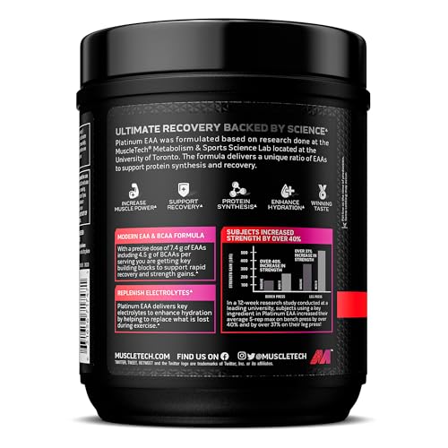 MuscleTech | Platinum 100% EAA+| Essential Amino Acids| Muscle Strength Builder MuscleTech Au supplements