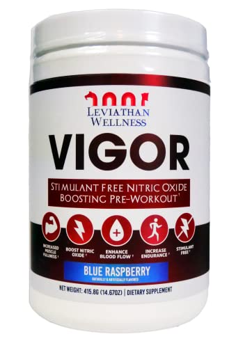 Leviathan Wellness Vigor - Stimulant Free, Nitric Oxide Boosting Pre-Workout Powder Leviathan Wellness Au supplements