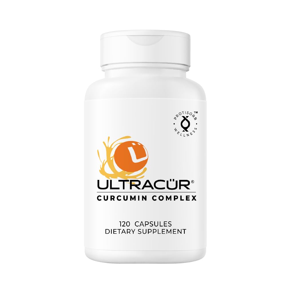 UltraCur Curcumin Complex Supplement - Ultra Bioavailable High Absorption Turmeric Curcumin Supplement for Joint, Muscle & Brain Support - Patented Protisorb for Premium Absorption – 120 Capsules UltraCur Au supplements