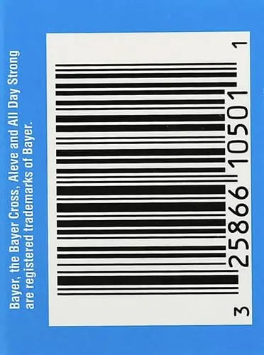 Aleve Tablets with Naproxen Sodium, 220mg (NSAID) Pain Reliever/Fever Reducer, 24 Count, Blue Aleve Au supplements