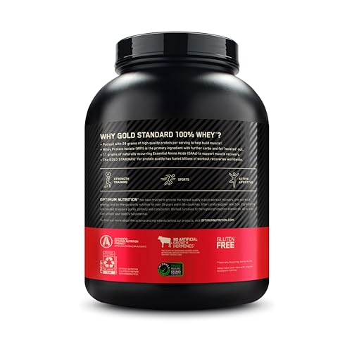 Optimum Nutrition Gold Standard 100% Whey Protein Powder, Strawberry Banana Optimum Nutrition Au supplements