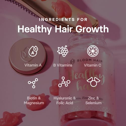 Bloom Hair Gummies for Faster Hair Growth & Biotin Vitamins for Rapid Hair Growth Bloom Hair Au supplements