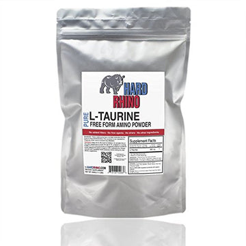 HR Supplements Taurine Powder, 1 Kilogram (2.2 Lbs) | Muscle Recovery | Cardio & Energy Hard Rhino Au supplements