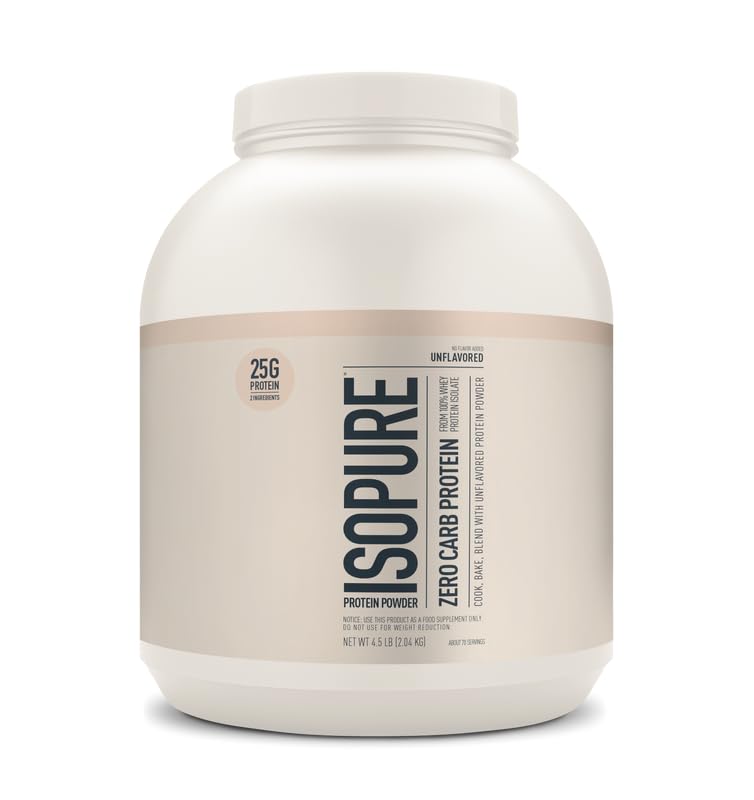 Isopure Zero Carb Unflavored 4.5lb, 70 Servings Isopure Au supplements