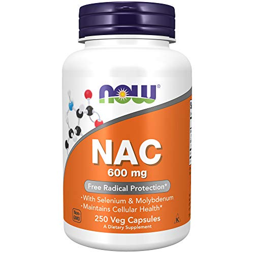 NOW Supplements, NAC (N-Acetyl Cysteine) 600 mg with Selenium & Molybdenum NOW Au supplements