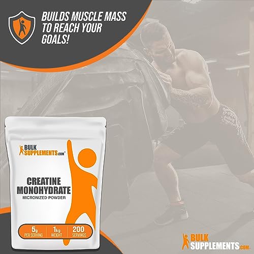BulkSupplements Micronized Creatine Monohydrate Powder (1 kilogram) BULKSUPPLEMENTS.COM Au supplements