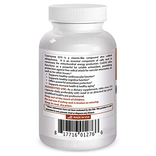 Best Naturals COQ10 100 mg 120 Capsules Best Naturals Au supplements