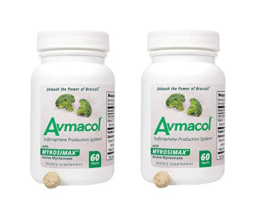 AVMACOL® (120) 2 Bottle Value Sulforaphane Supplement with Myrosinase AVMACOL Au supplements