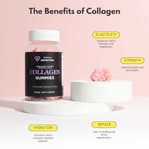 Halal Collagen & Multivitamin Gummies | Type 1 & 3 | 550mg Marine Collagen | 1 Month Supply Jumaa Nutrition Au supplements