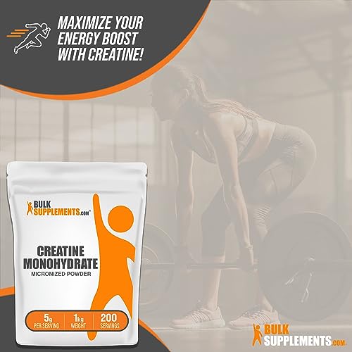 BulkSupplements Micronized Creatine Monohydrate Powder (1 kilogram) BULKSUPPLEMENTS.COM Au supplements