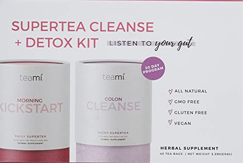Teami 30-Day Teatox Kit - All Natural Colon Cleanse and Detox Tea - Morning Kickstart Teami Au supplements