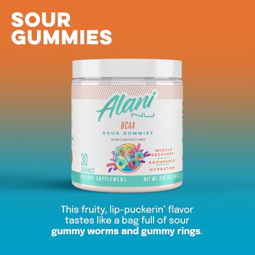 Alani Nu Rainbow Candy Pre Workout and BCAA Sour Gummies Post Workout Powder Alani Nu Au supplements