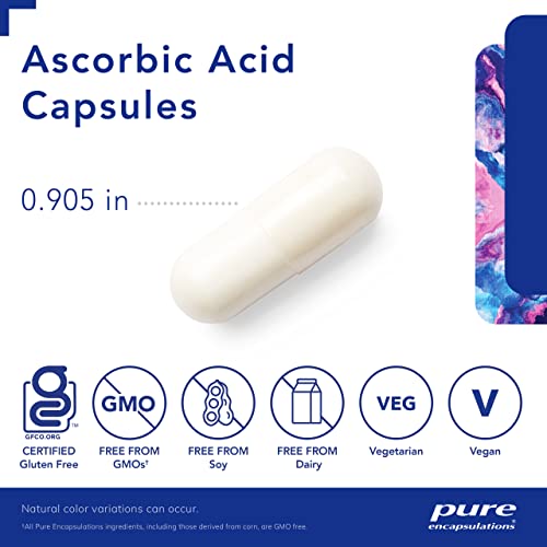 Pure Encapsulations Ascorbic Acid Capsules | Vitamin C Supplement Pure Encapsulations Au supplements