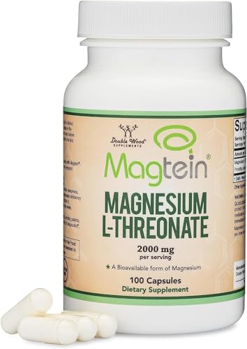 Magnesium L Threonate Capsules (Magtein) – High Absorption Supplement – Bioavailable Double Wood Supplements Au supplements