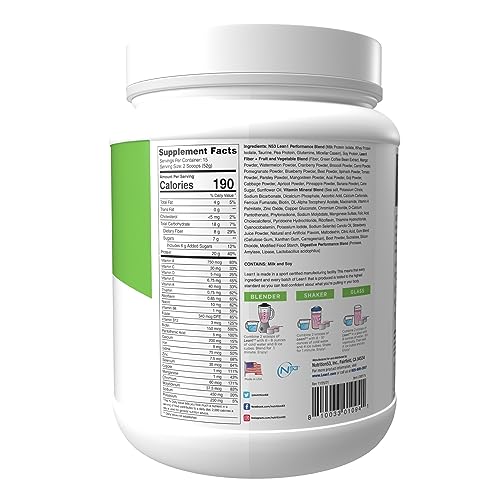 Lean1 Strawberry, 15 Serving tub, Fat Burning Meal Replacement by Nutrition53 N53 Au supplements