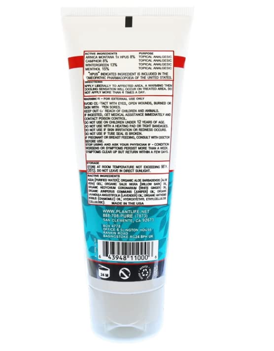 Plantlife Arnica Relieve Gel - Made with Arnica and 100% Pure Essential Oils - Relieve Products are a Homeopathic Solution for Everyday Use - Works Quickly and Effectively - Made in California Plantlife Au supplements