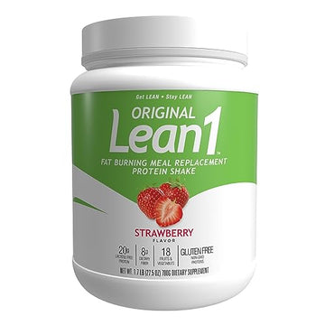Lean1 Strawberry, 15 Serving tub, Fat Burning Meal Replacement by Nutrition53 N53 Au supplements
