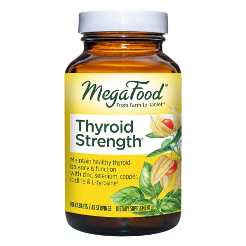 MegaFood Thyroid Strength - Mineral Supplement - Thyroid Support for Women