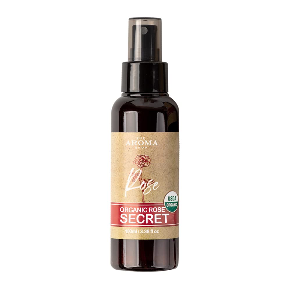 [USDA] TheAromaShop Organic Rose Secret- Natural feminine Spray,Intimate Care