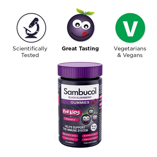SAMBUCOL KIDS GUMMIES 30'S, 30 Count (Pack of 1) Sambucol Au supplements