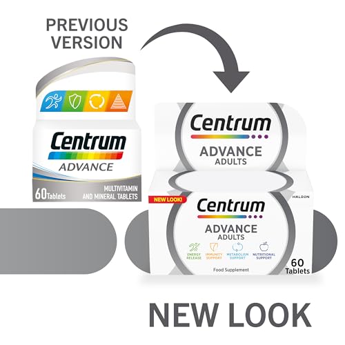 Centrum Advance Multivitamin & Mineral Supplements, 24 essential nutrients including Centrum Au supplements