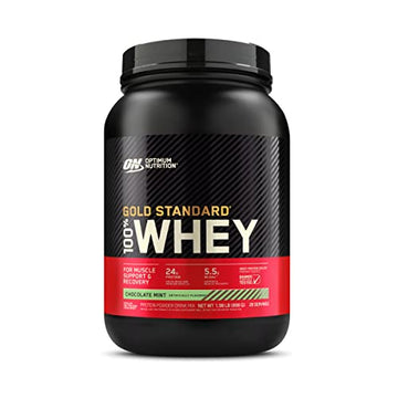 Optimum Nutrition Gold Standard 100% Whey Protein Powder, Chocolate Mint, 2 Pound Optimum Nutrition Au supplements