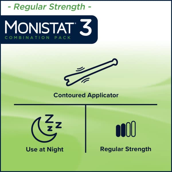 Monistat 3 Vaginal Antifungal Combination Pack - 3 Each, Pack of 2 Monistat Au supplements