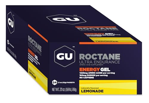 GU Energy Roctane Ultra Endurance Energy Gel, 24-Count, Lemonade GU Energy Au supplements