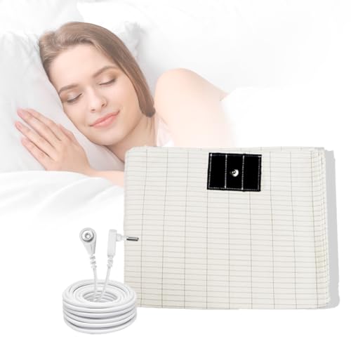 Grounding Sheet, Grounding Mat for Bed with Grounding Cord, Reduce Painful, Inflammation
